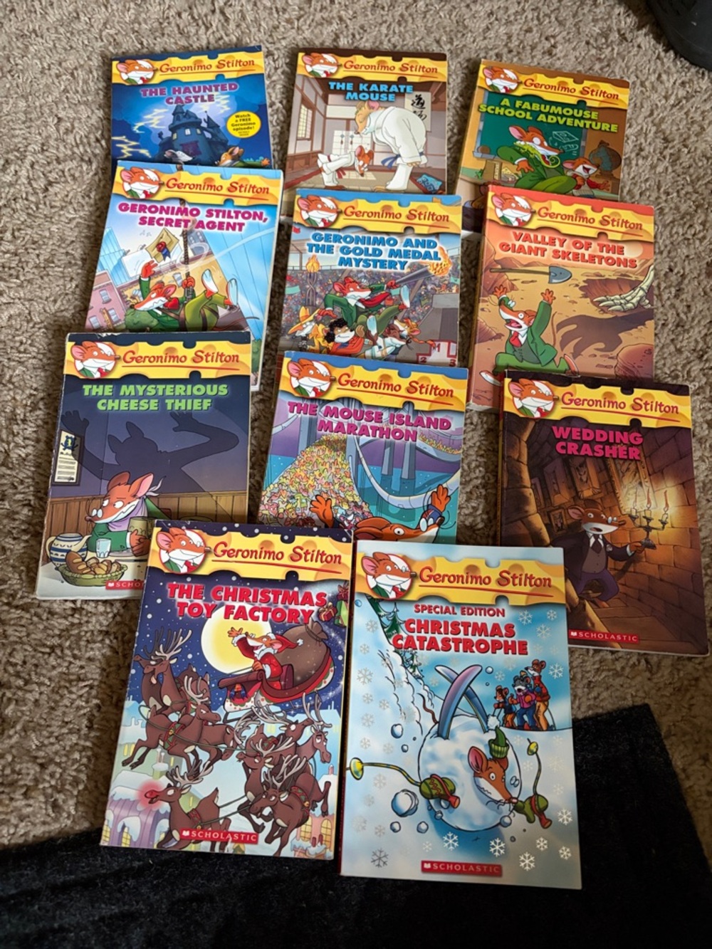 Geronimo Stilton Children's Book Lot - 11 Total Books (One Special Edition)